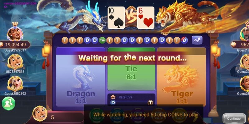 Rồng Hổ I9bet là tựa game siêu hot hit, thắng cực nhanh